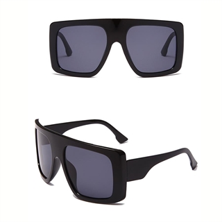 Store ramme modesolbriller-sort